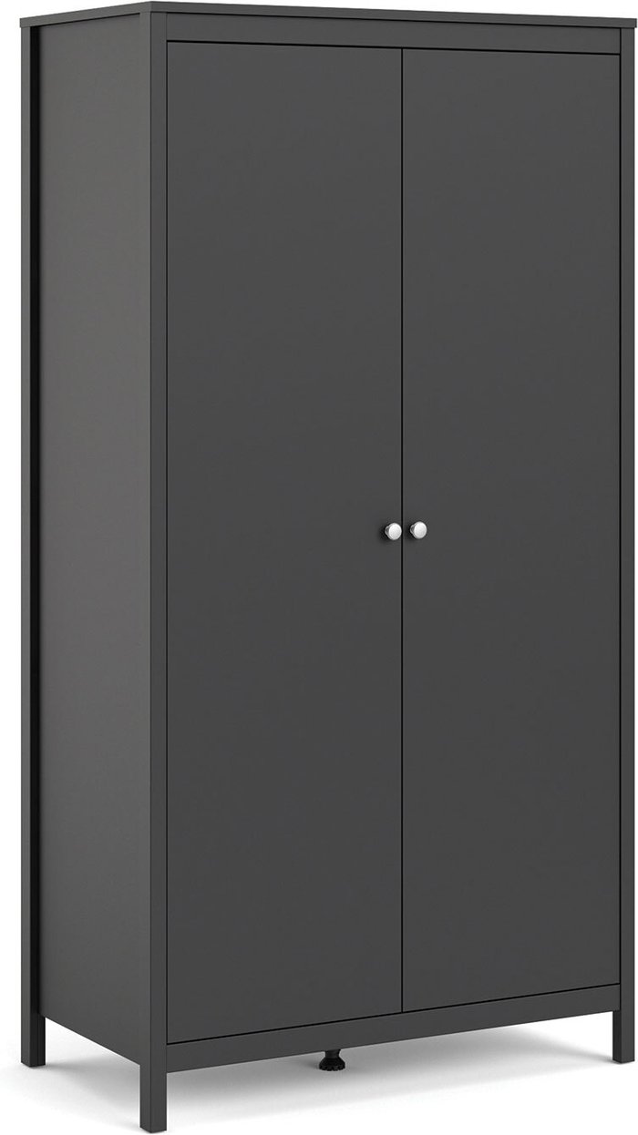 The Range | Furniture To Go Madrid Wardrobe - Black / 2 Furniture To Go Madrid Wardrobe - Black / 2