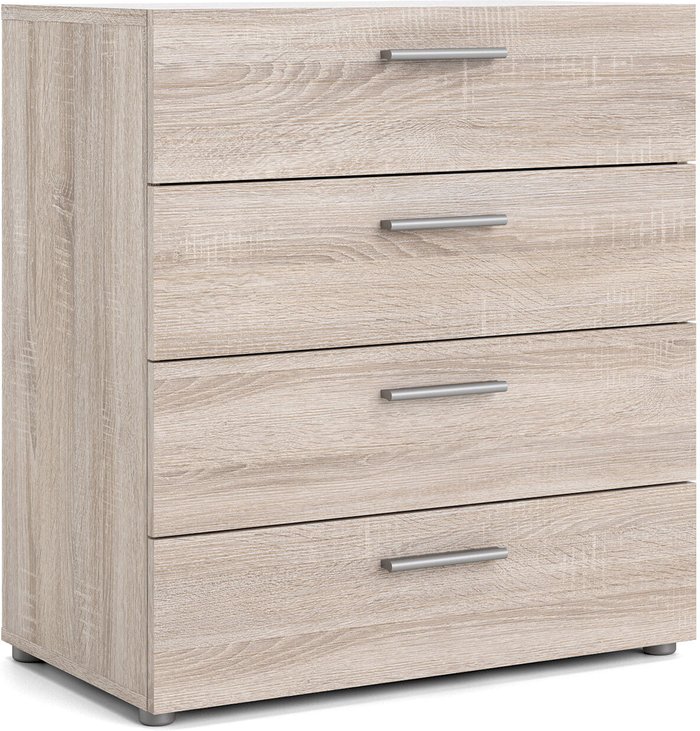 The Range | Furniture To Go Pepe Chest of Four Drawers - Truffle Oak Furniture To Go Pepe Chest of Four Drawers - Truffle Oak