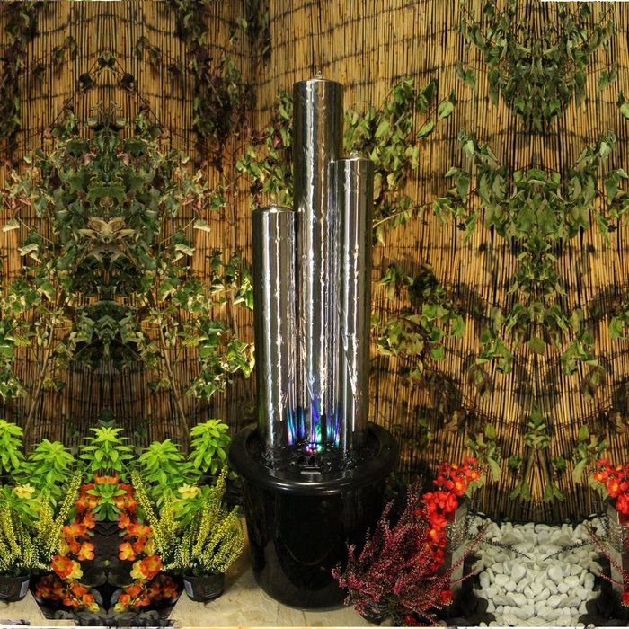 The Range | Tranquility Tranquility 1.08 Stainless Steel Tube Solar Powered Water Feature Tranquility Tranquility 1.08 Stainless Steel Tube Solar Powered Water Feature