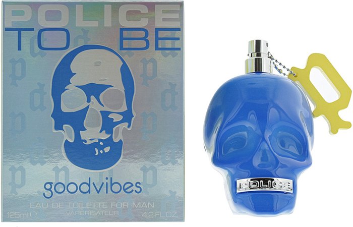 The Range | Police Police To Be Goodvibes Eau De Toilette 125ml Spray - Blue Police Police To Be Goodvibes Eau De Toilette 125ml Spray - Blue