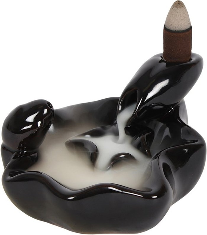 The Range | KDMK Mesmerizing Pool to Pool Backflow Incense Burner Ceramic - Black KDMK Mesmerizing Pool to Pool Backflow Incense Burner Ceramic - Black