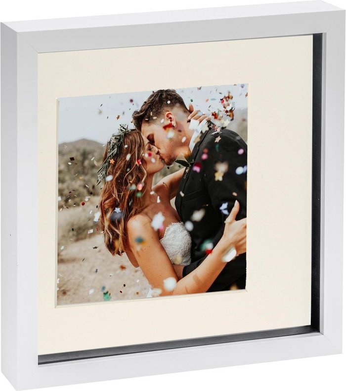 The Range | Nicola Spring 3D Box Photo Frame - 10 x 10 Nicola Spring 3D Box Photo Frame - 10 x 10