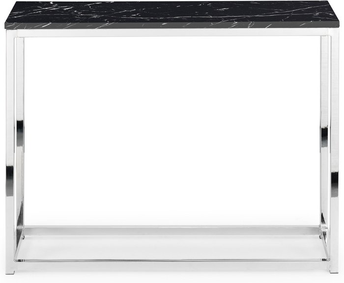 The Range | Julian Bowen Julian Bowen Scala Console Table - Black Marble Julian Bowen Julian Bowen Scala Console Table - Black Marble