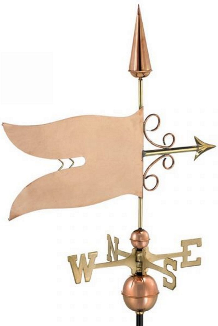 The Range | Espira Banner Farmhouse Copper Weathervane - Copper Espira Banner Farmhouse Copper Weathervane - Copper