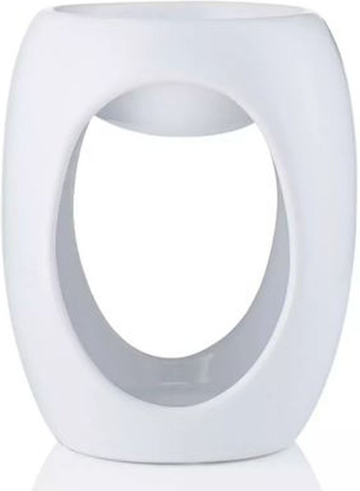 The Range | Kingsbury Gifts Ava May Small Wax Burner - White Kingsbury Gifts Ava May Small Wax Burner - White