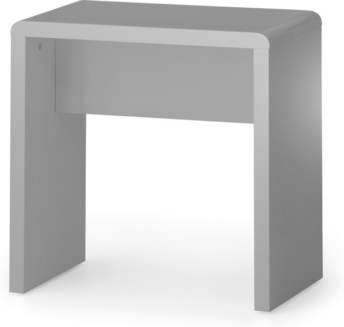 The Range | Julian Bowen Manhattan Dressing Stool - Grey Julian Bowen Manhattan Dressing Stool - Grey