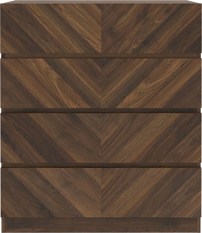 The Range | GFW Catania 4 Drawer Chest - Royal Walnut GFW Catania 4 Drawer Chest - Royal Walnut