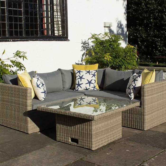 The Range | Royalcraft WENTWORTH 4 Piece Corner Lounging Set - Neutral Royalcraft WENTWORTH 4 Piece Corner Lounging Set - Neutral