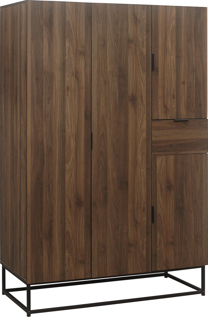 The Range | Birlea Birlea Houston 4 Door Wardrobe Walnut Birlea Birlea Houston 4 Door Wardrobe Walnut