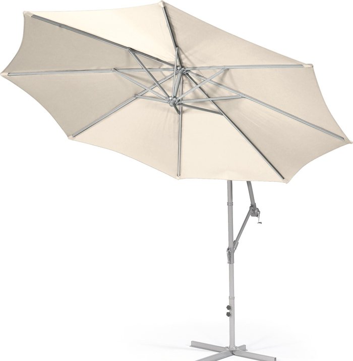 The Range | Suntime Suntime 3m Hanging Crank Parasol - Cream Suntime Suntime 3m Hanging Crank Parasol - Cream