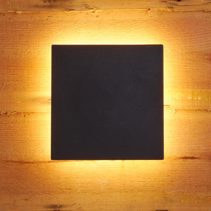 The Range | Eclipse Effect LED Wall Light - Black Eclipse Effect LED Wall Light - Black