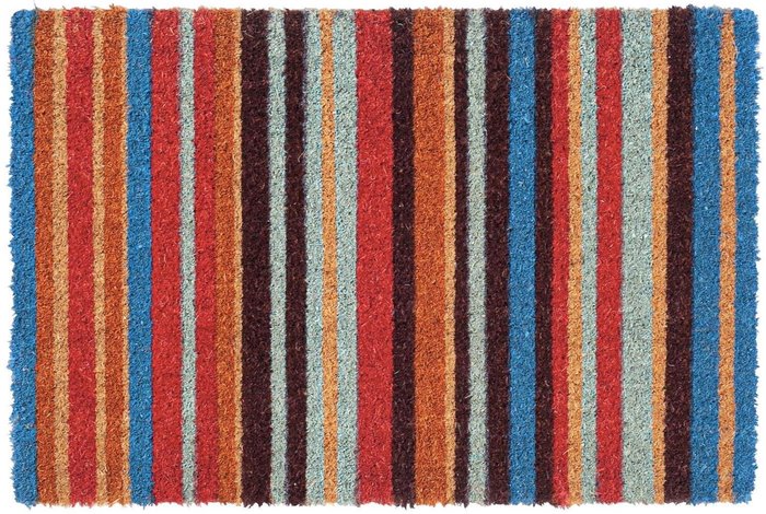 The Range | Nicola Spring Pinstripe Coir Door Mat - Multi Nicola Spring Pinstripe Coir Door Mat - Multi