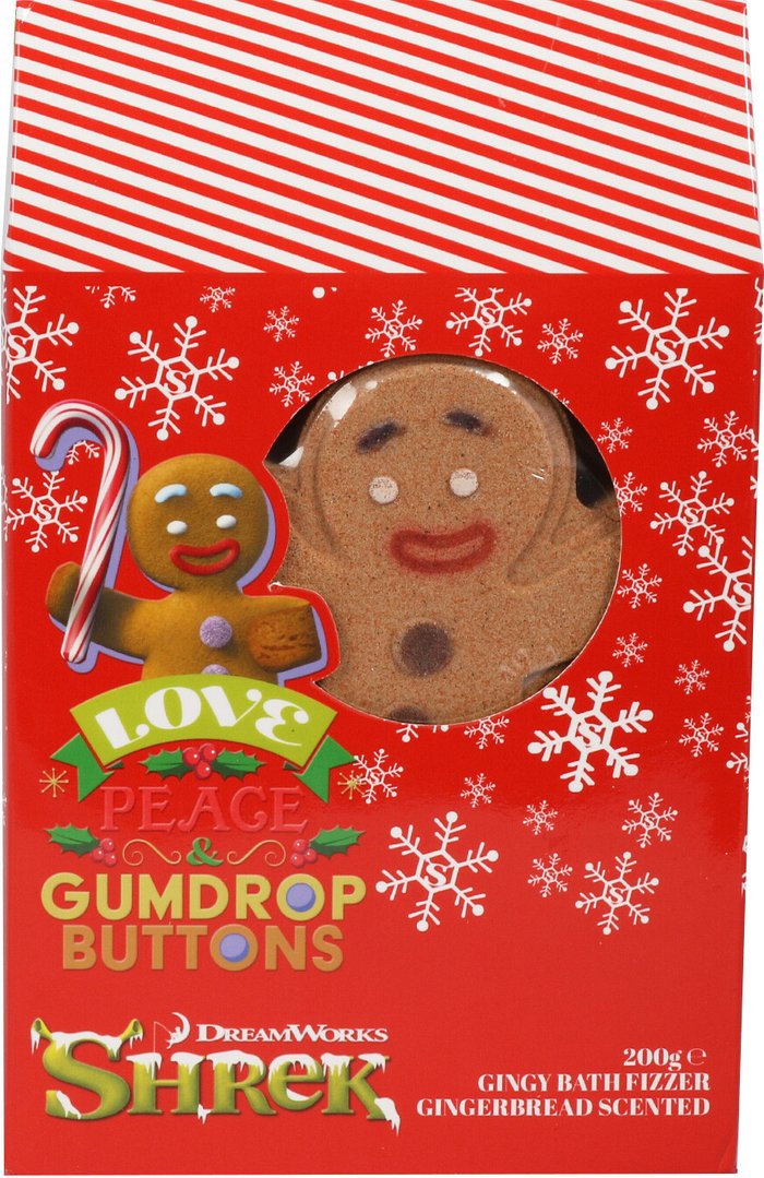 The Range | Shrek Shrek Gingy Bath Fizzer - Red Shrek Shrek Gingy Bath Fizzer - Red