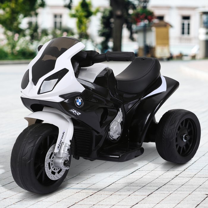 The Range | HOMCOM BMW S1000RR Licensed Electric Ride on Motorcycle - Black HOMCOM BMW S1000RR Licensed Electric Ride on Motorcycle - Black