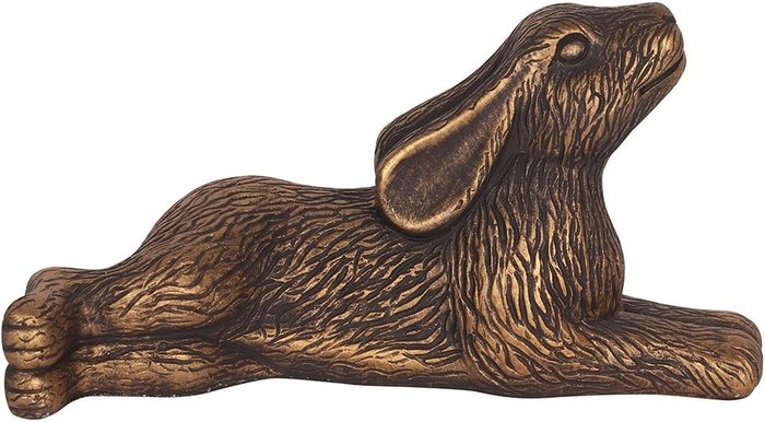 The Range | Gloriously Good Bronze Terracotta Hare Garden Ornament - Bronze Gloriously Good Bronze Terracotta Hare Garden Ornament - Bronze