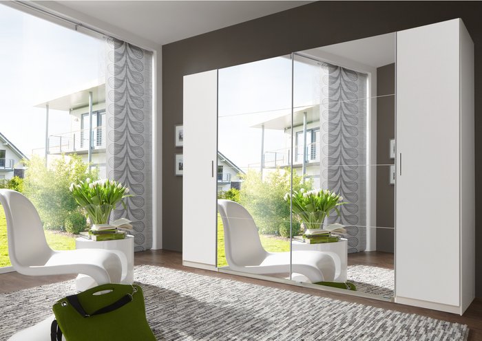 The Range | Tjs Lotto Sliding Door Wardrobe - White Tjs Lotto Sliding Door Wardrobe - White