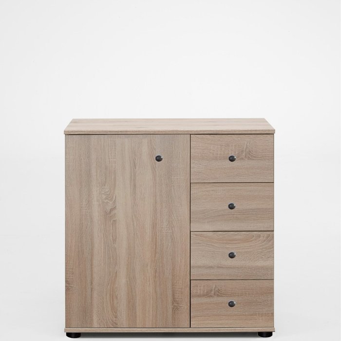 The Range | Tjs Chalet Combi Chest Oak 1 Door and 4 Drawer - Oak Tjs Chalet Combi Chest Oak 1 Door and 4 Drawer - Oak