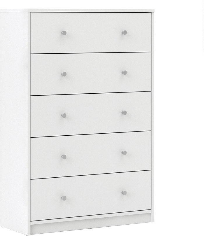 The Range | Furniture To Go May Chest of 5 Drawers - White Furniture To Go May Chest of 5 Drawers - White
