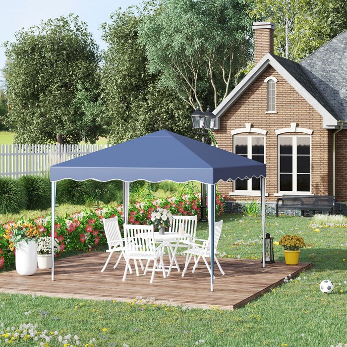 The Range | Outsunny 3x3(m) Pop Up Gazebo Canopy Portable Tent - Blue Outsunny 3x3(m) Pop Up Gazebo Canopy Portable Tent - Blue