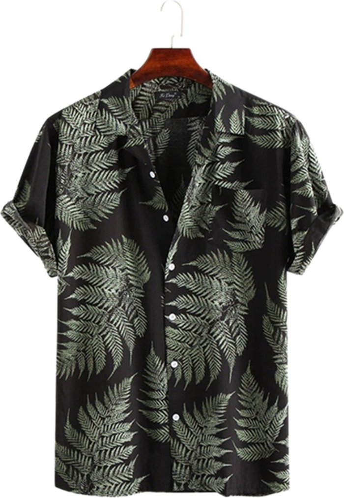 The Range | Men's Summer Beach Shirt - Black / S Men's Summer Beach Shirt - Black / S