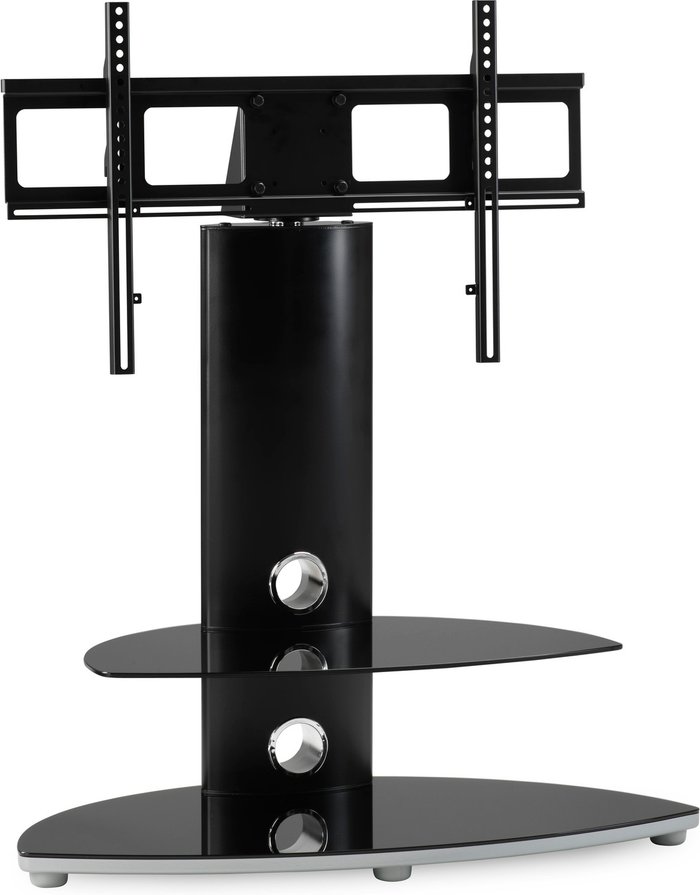 The Range | Alphason Alphason Osmium 2 Shelf with Bracket TV Stand - Black Alphason Alphason Osmium 2 Shelf with Bracket TV Stand - Black