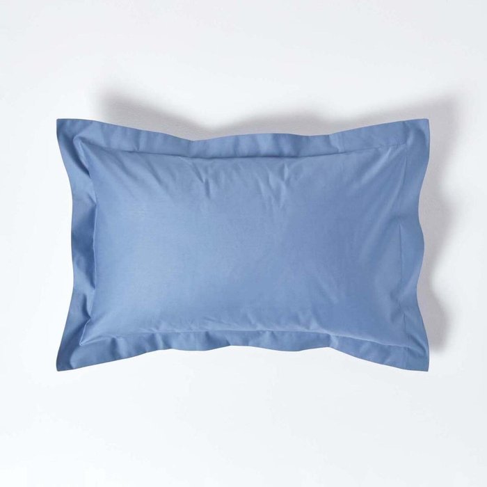 The Range | Homescapes 1000 Thread Count Egyptian Cotton Oxford Pillowcase - Airforce Blue Homescapes 1000 Thread Count Egyptian Cotton Oxford Pillowcase - Airforce Blue