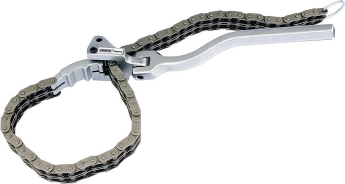 The Range | Draper Draper Expert Oil Filter Chain Wrench 160mm Draper Draper Expert Oil Filter Chain Wrench 160mm