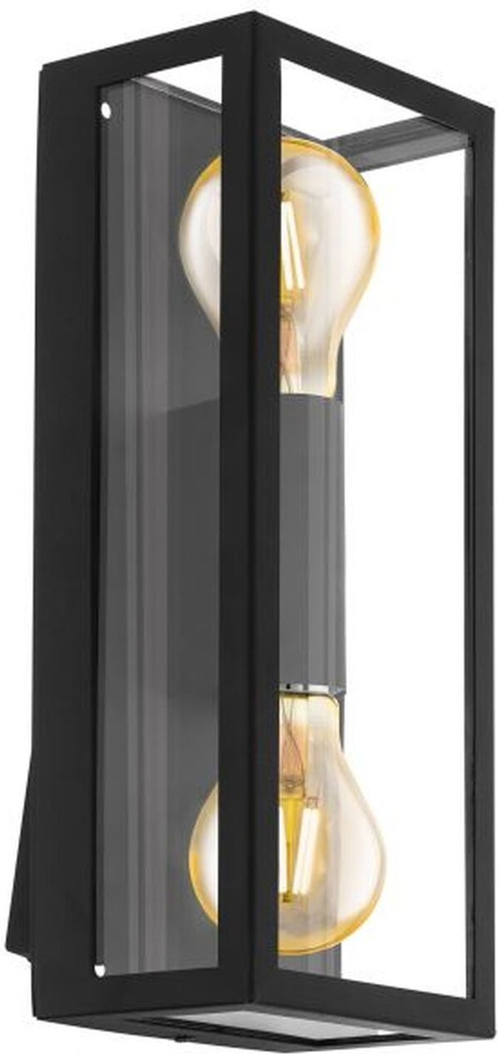 The Range | EGLO Alamonte 1 - 2 Light Outdoor Flush Wall Light Black, E27 - Eglo EGLO Alamonte 1 - 2 Light Outdoor Flush Wall Light Black, E27 - Eglo