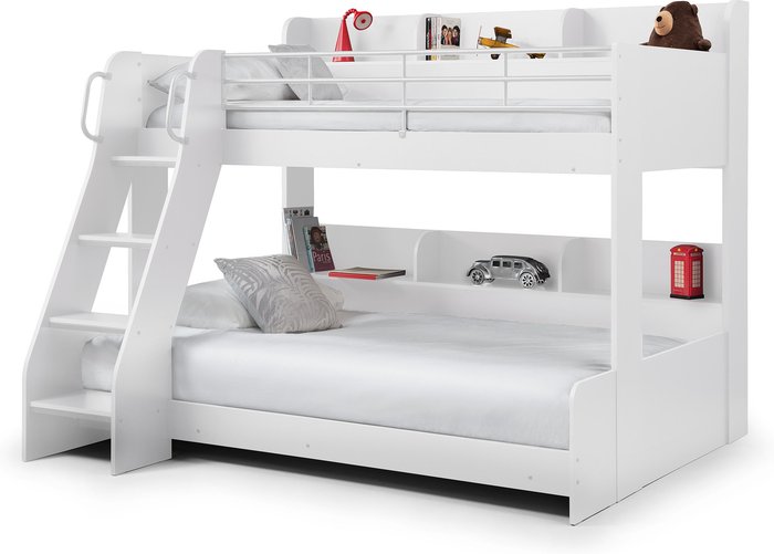 The Range | Julian Bowen Domino Triple Sleeper Bunk - White Julian Bowen Domino Triple Sleeper Bunk - White