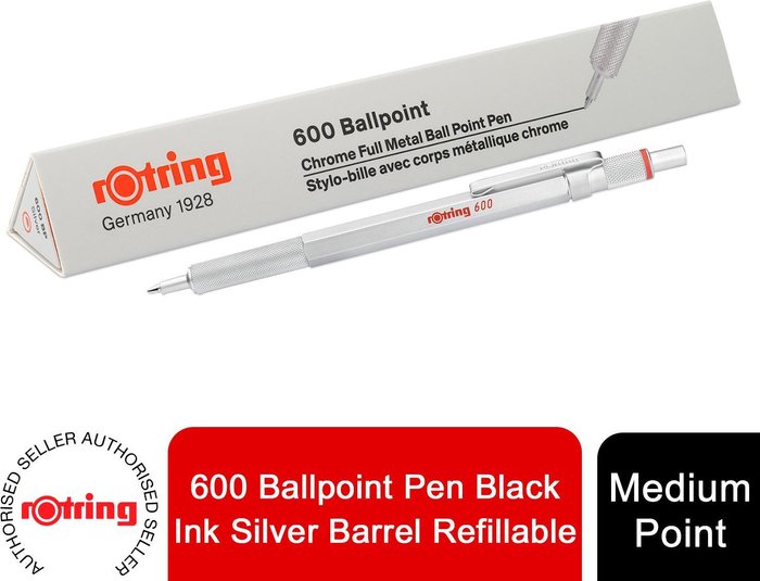 The Range | Rotring Rotring 600 - Black Ink / Ballpoint Pen Rotring Rotring 600 - Black Ink / Ballpoint Pen