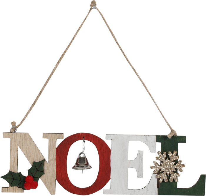 The Range | Once Upon a Christmas Hanging Wooden Noel Once Upon a Christmas Hanging Wooden Noel
