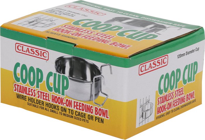 The Range | Classic Stainless Steel Hook On Coop Cup - 75mm Classic Stainless Steel Hook On Coop Cup - 75mm