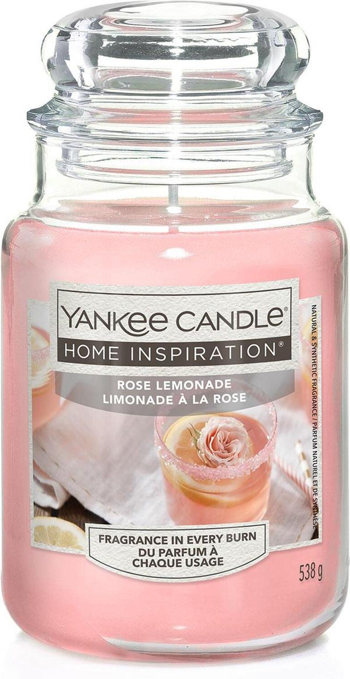 The Range | Yankee Candle Yankee Candle Scented Jar Candles Home Inspiration 538g - Rose Lemonade Yankee Candle Yankee Candle Scented Jar Candles Home Inspiration 538g - Rose Lemonade