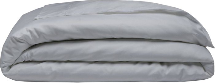 The Range | Belledorm Sateen Duvet Cover - BM409 - Platinum Grey / Double Belledorm Sateen Duvet Cover - BM409 - Platinum Grey / Double