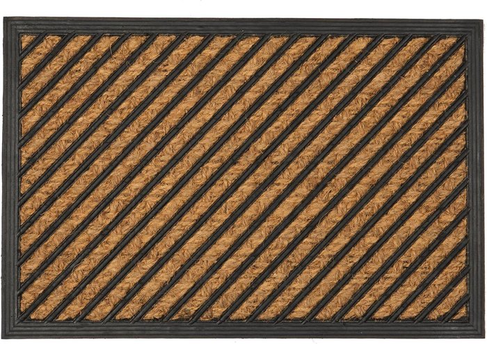 The Range | Nicola Spring 60x40cm Heavy Duty Door Mat - Brown / 2cm Nicola Spring 60x40cm Heavy Duty Door Mat - Brown / 2cm