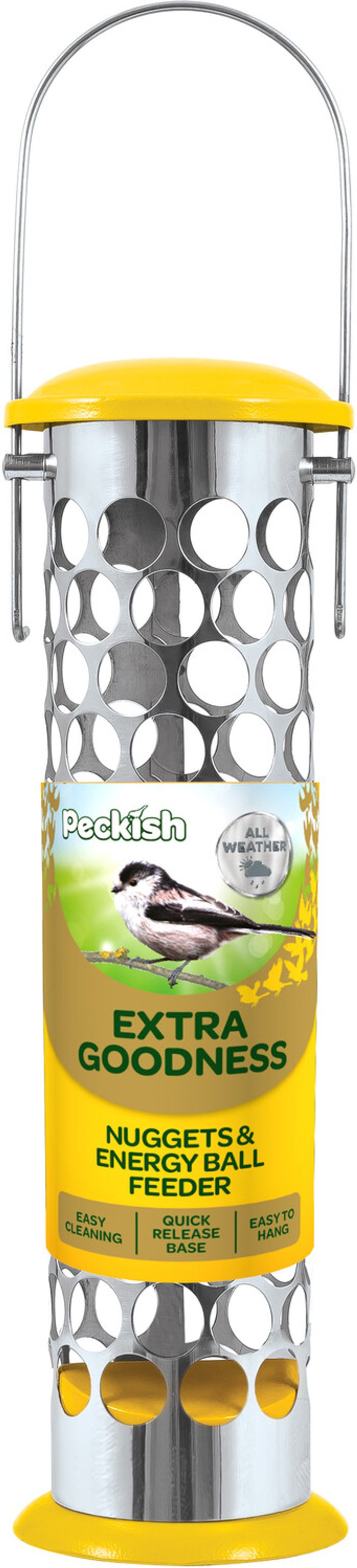 The Range | Peckish Daily Goodness Seed Nugget Feeder - Yellow Peckish Daily Goodness Seed Nugget Feeder - Yellow