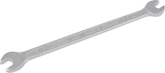 Tooled Up | Elora Elora Long Double Open End Spanner 4mm x 5mm Elora Elora Long Double Open End Spanner 4mm x 5mm