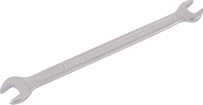Tooled Up | Elora Elora Long Double Open End Spanner 7mm x 8mm Elora Elora Long Double Open End Spanner 7mm x 8mm
