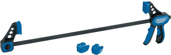 Tooled Up | Draper Draper Expert Soft Grip Dual Action Quick Clamp 450mm Draper Draper Expert Soft Grip Dual Action Quick Clamp 450mm
