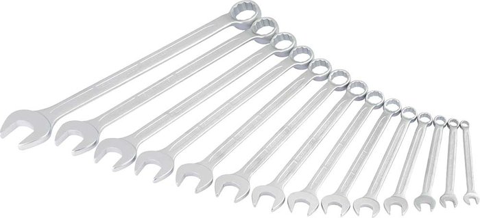 Tooled Up | Elora Elora 14 Piece Long Combination Spanner Set Imperial Elora Elora 14 Piece Long Combination Spanner Set Imperial