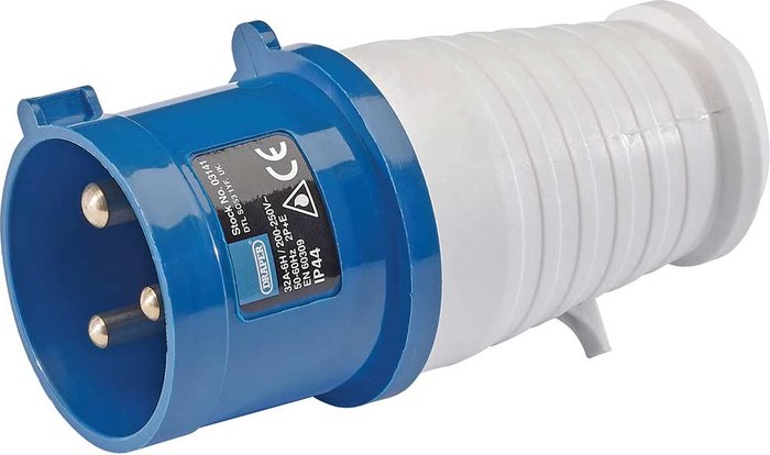 Tooled Up | Draper Draper IP44 Site Plug 32 amp 240v 240v Draper Draper IP44 Site Plug 32 amp 240v 240v