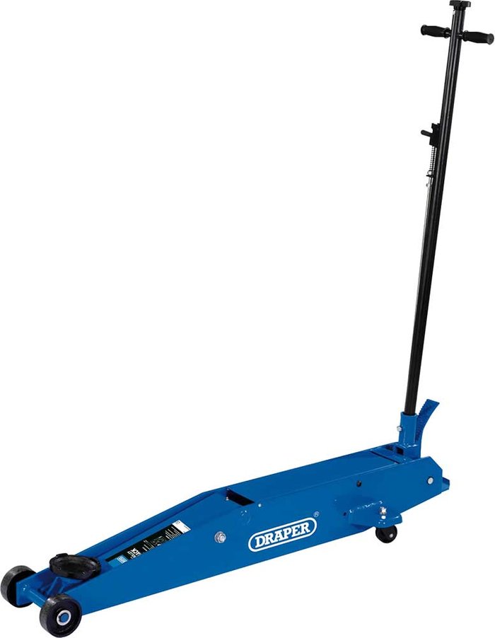 Tooled Up | Draper Draper Long Chassis Trolley Jack 3 Tonne Draper Draper Long Chassis Trolley Jack 3 Tonne