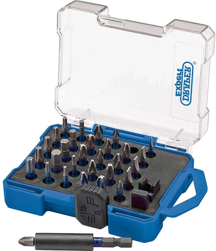 Tooled Up | Draper Draper Expert Impact Screwdriver Bit Set (31 Piece) - Black Draper Draper Expert Impact Screwdriver Bit Set (31 Piece) - Black