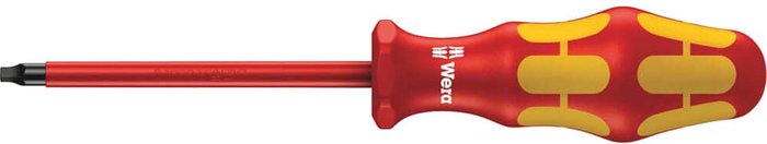 Tooled Up | Wera Wera Kraftform Plus 168I VDE Insulated Square Screwdriver Robertson Tip 2 100mm Wera Wera Kraftform Plus 168I VDE Insulated Square Screwdriver Robertson Tip 2 100mm