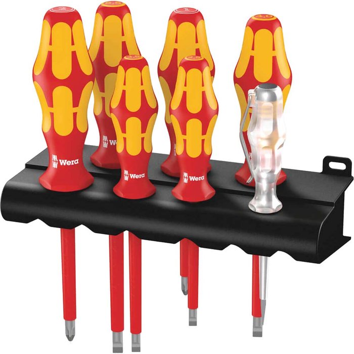 Tooled Up | Wera Wera 7 Piece Kraftform VVD Screwdriver Set Wera Wera 7 Piece Kraftform VVD Screwdriver Set