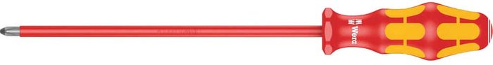 Tooled Up | Wera Wera Kraftform 162I VDE Insulated Phillips Screwdriver PH2 200mm Wera Wera Kraftform 162I VDE Insulated Phillips Screwdriver PH2 200mm