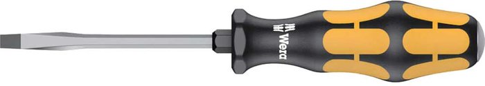 Tooled Up | Wera Wera Kraftform Plus Chisel Drive Flared Slotted Screwdriver 4.5mm 90mm Wera Wera Kraftform Plus Chisel Drive Flared Slotted Screwdriver 4.5mm 90mm