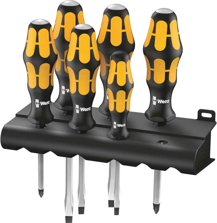 Tooled Up | Wera Wera 6 Piece Kraftform Screwdriver Set Wera Wera 6 Piece Kraftform Screwdriver Set