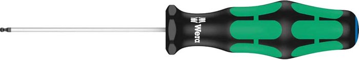 Tooled Up | Wera Wera Kraftform Plus Ballend Hex Screwdriver 1.5mm 60mm Wera Wera Kraftform Plus Ballend Hex Screwdriver 1.5mm 60mm
