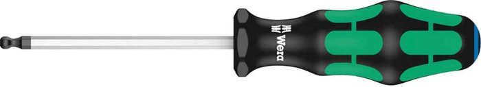 Tooled Up | Wera Wera Kraftform Plus Ballend Hex Screwdriver 5mm 100mm Wera Wera Kraftform Plus Ballend Hex Screwdriver 5mm 100mm